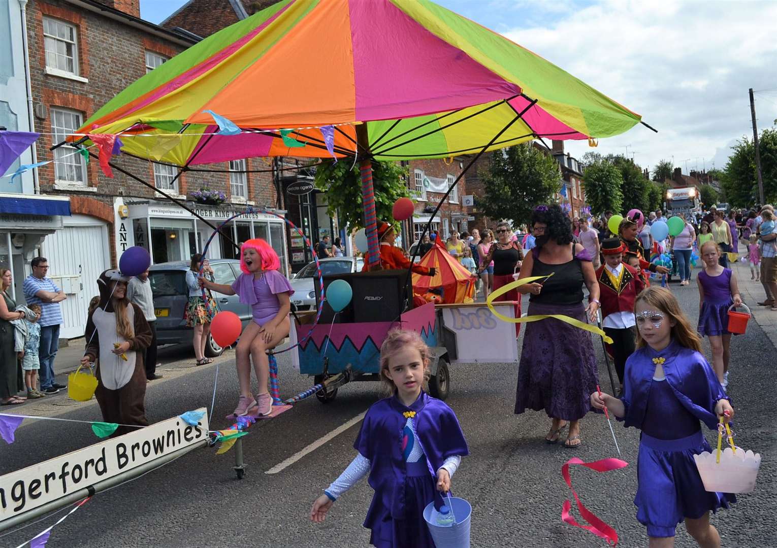 The 2019 Hungerford carnival parade