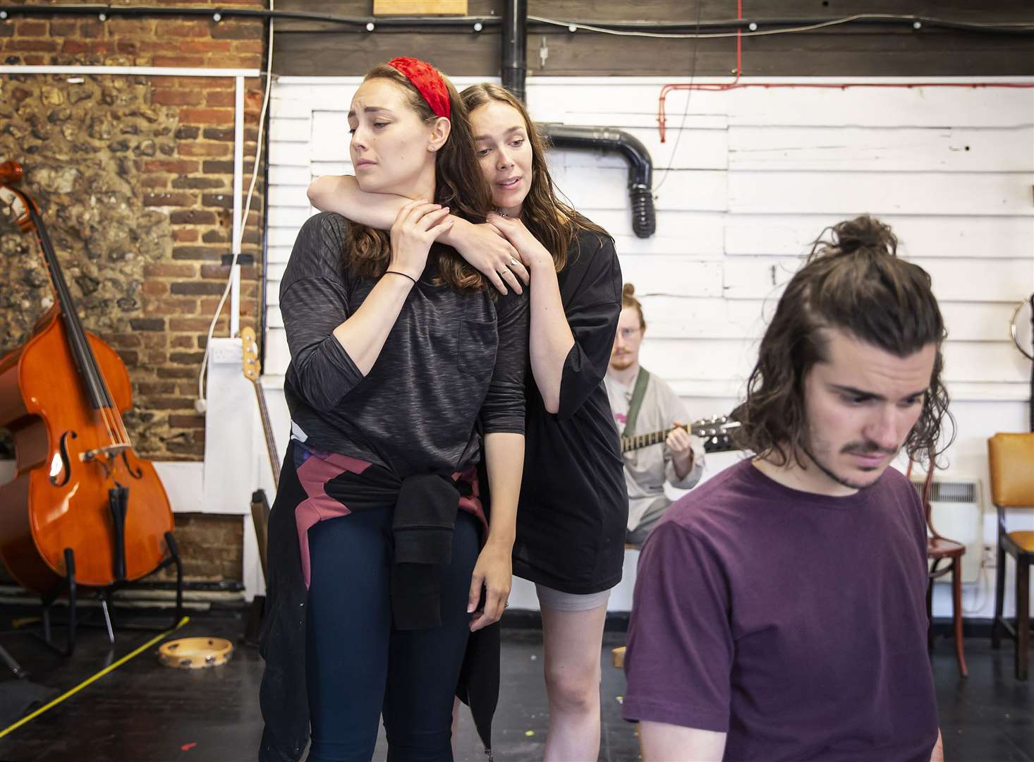 Rehearsals for Whistle Down the Wind, picture Pamela Raith