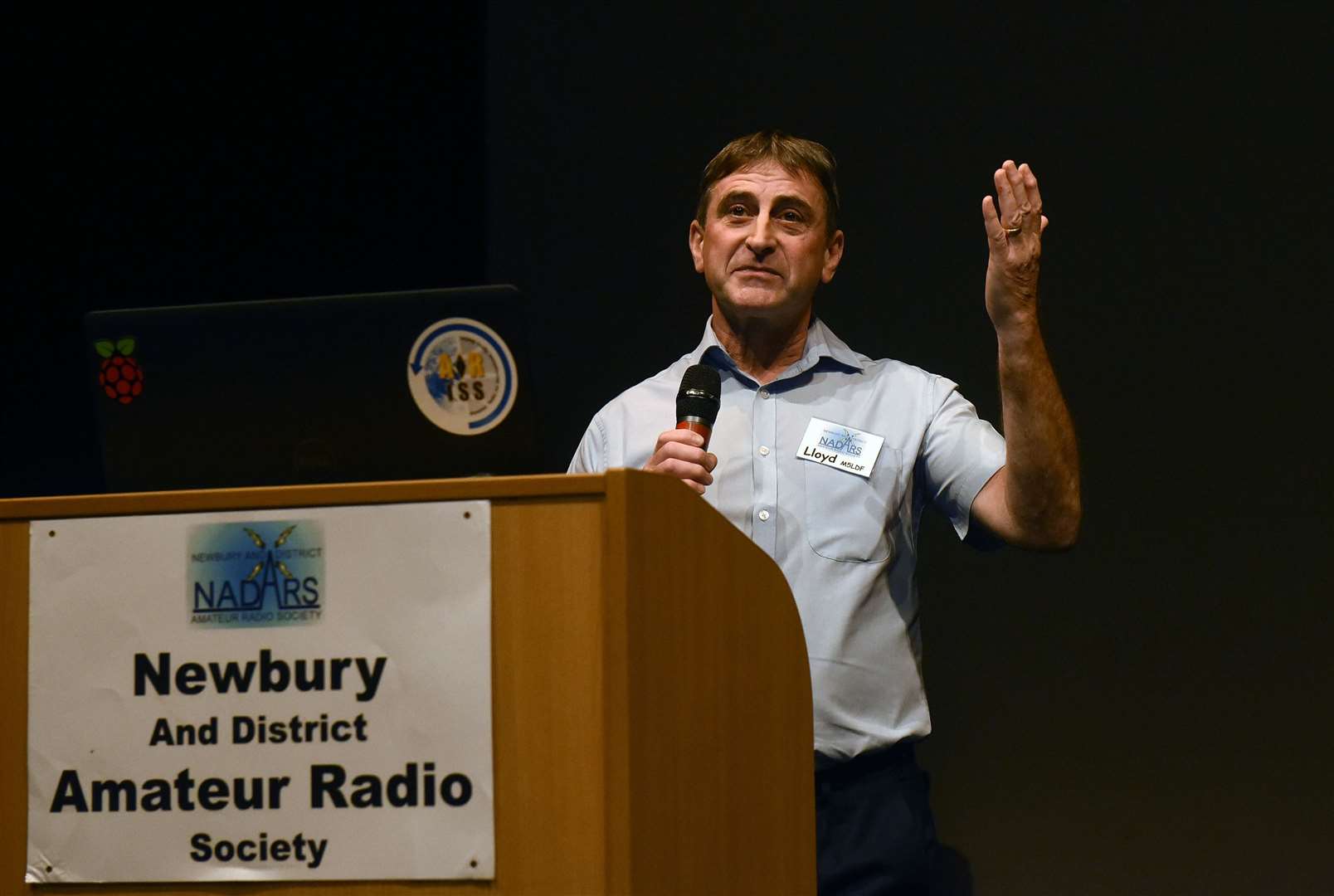 Lloyd Farrington from the Newbury and District Amateur Radio Society. (52203492)