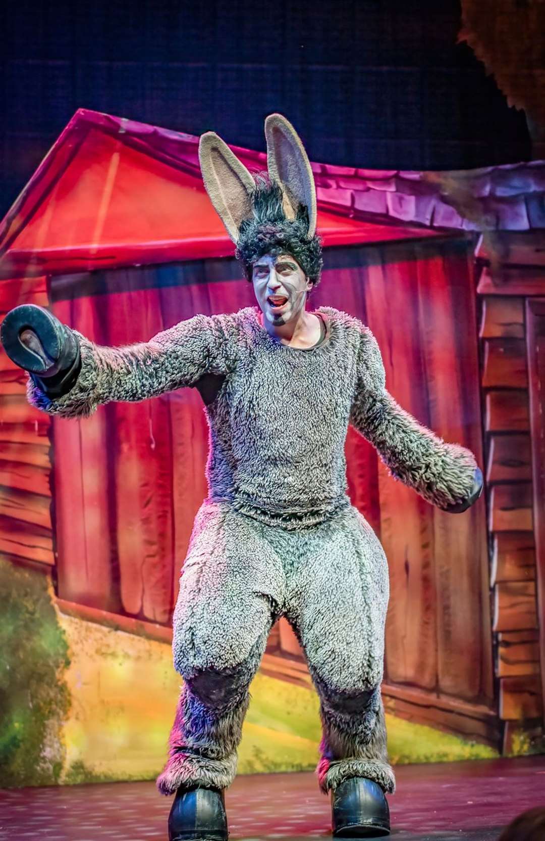 Pete Warbis as Donkey Photo Credit - Jamie Ledwith, Oddshoe Photography