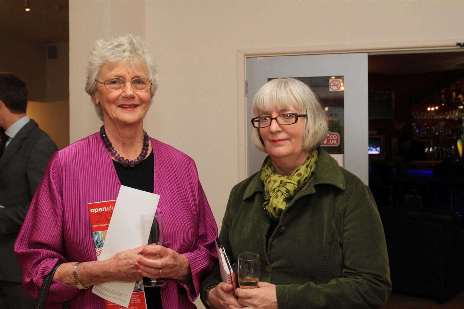 Mary Cameron and Newbury Weekly News arts editor Trish Lee