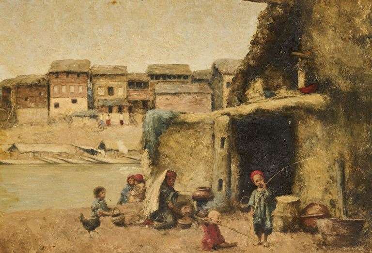 Family in Kashmir by Mortimer Menpes (1855-1938) Estimate £5,000-£7,000 (lot 3)