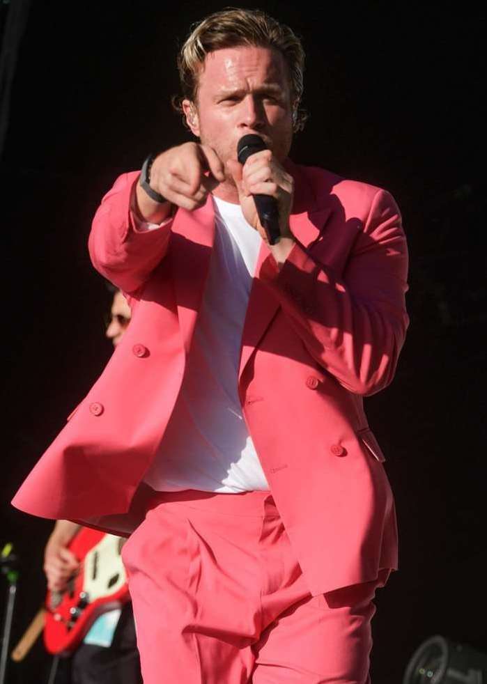 Olly Murs at Newbury Racecourse 2021 Pic: Phil Cannings