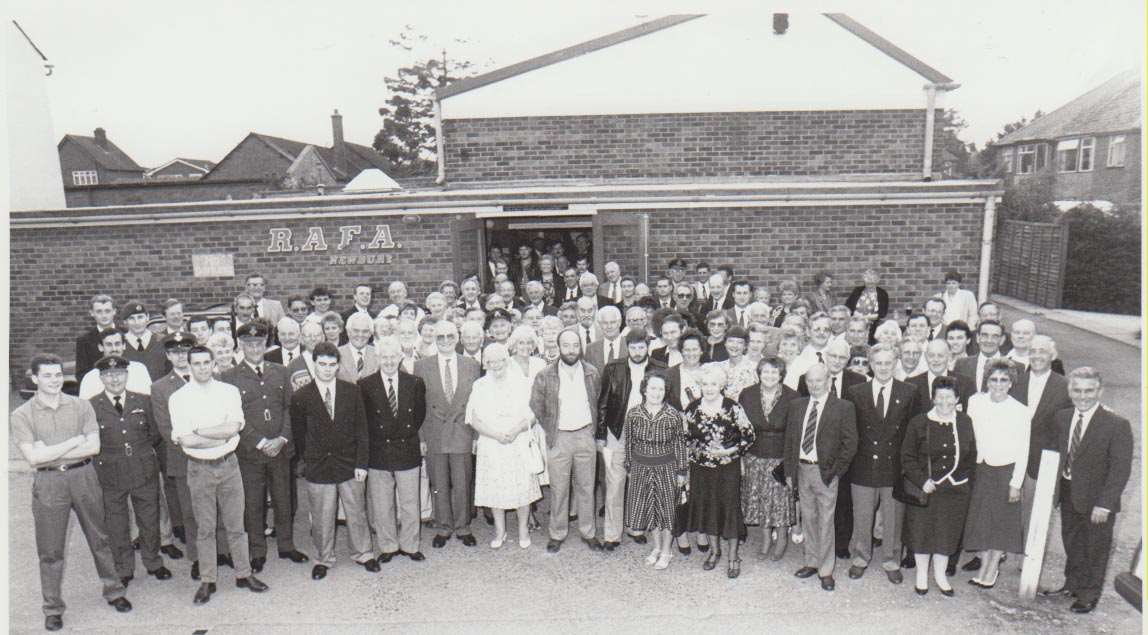 People who attended the reunion at the RAFA club.