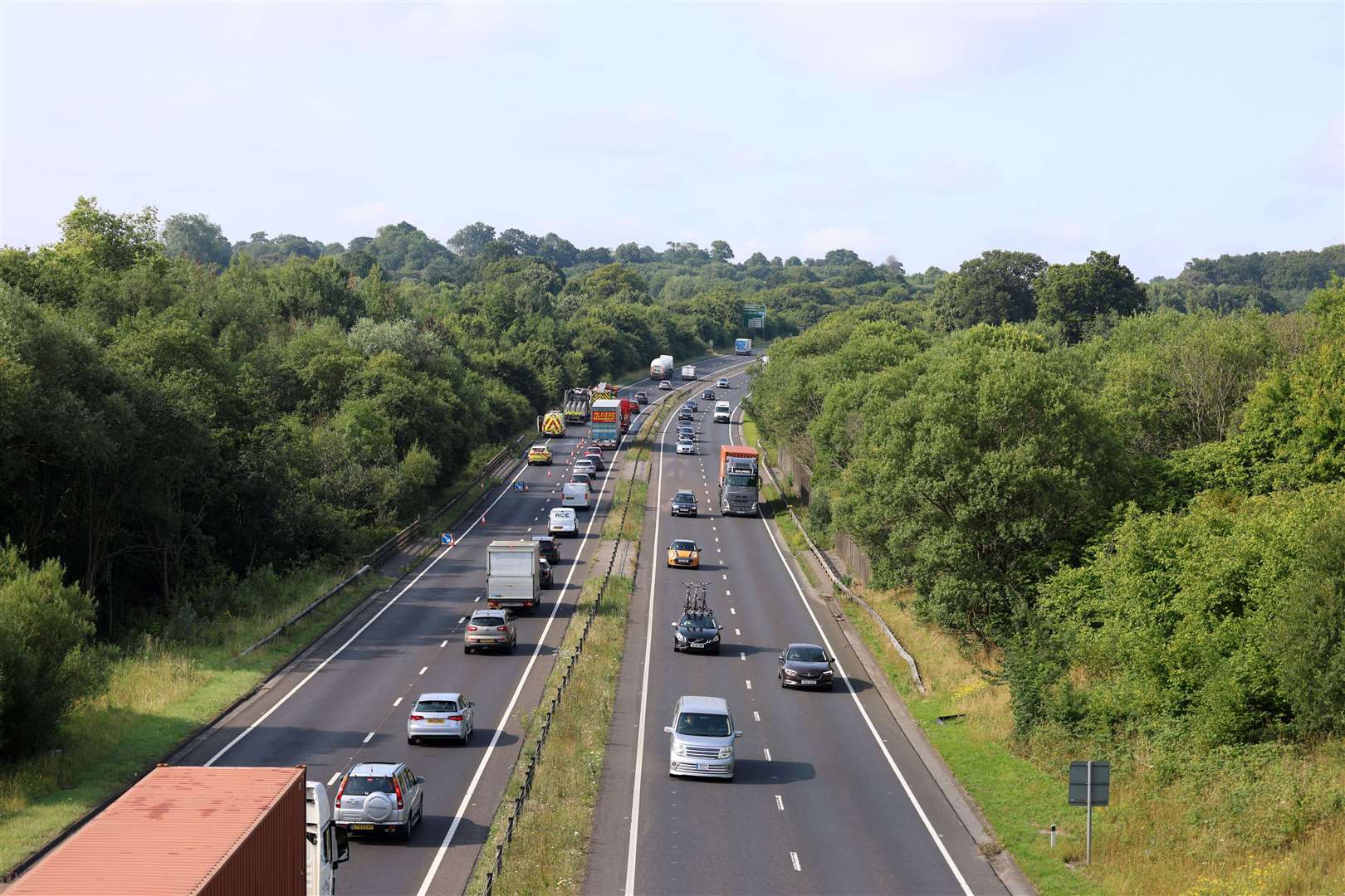Roadworks to install new barriers on the A34 are due to start tonight