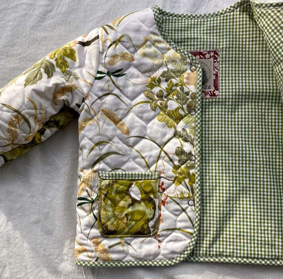 Liz Spencer handmade baby jacket
