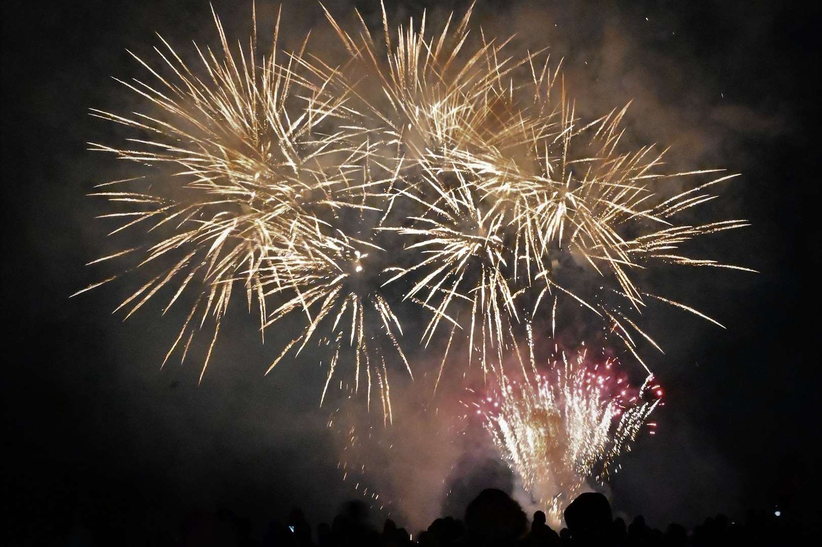 A previous Lions Club fireworks display