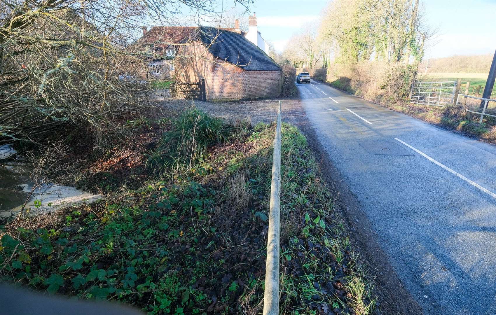 The issues at Hamstead Marshall, where it feeds into the Hamstead Stream