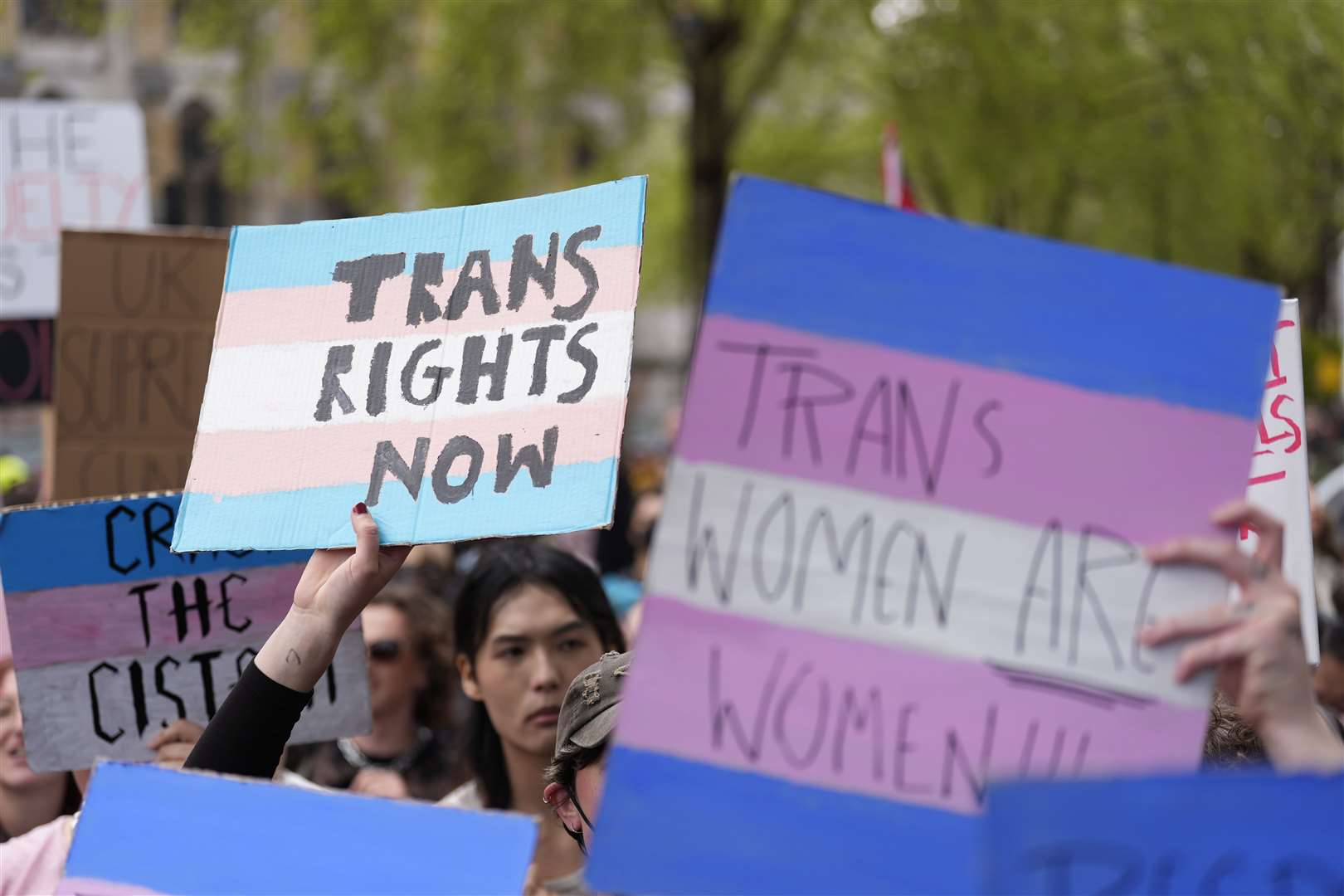 John Swinney said trans people are still protected by the law (Andrew Matthews/PA)