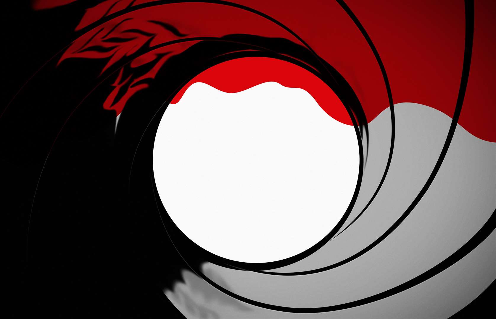 gun barrel target background with blood running down the screen (51734012)