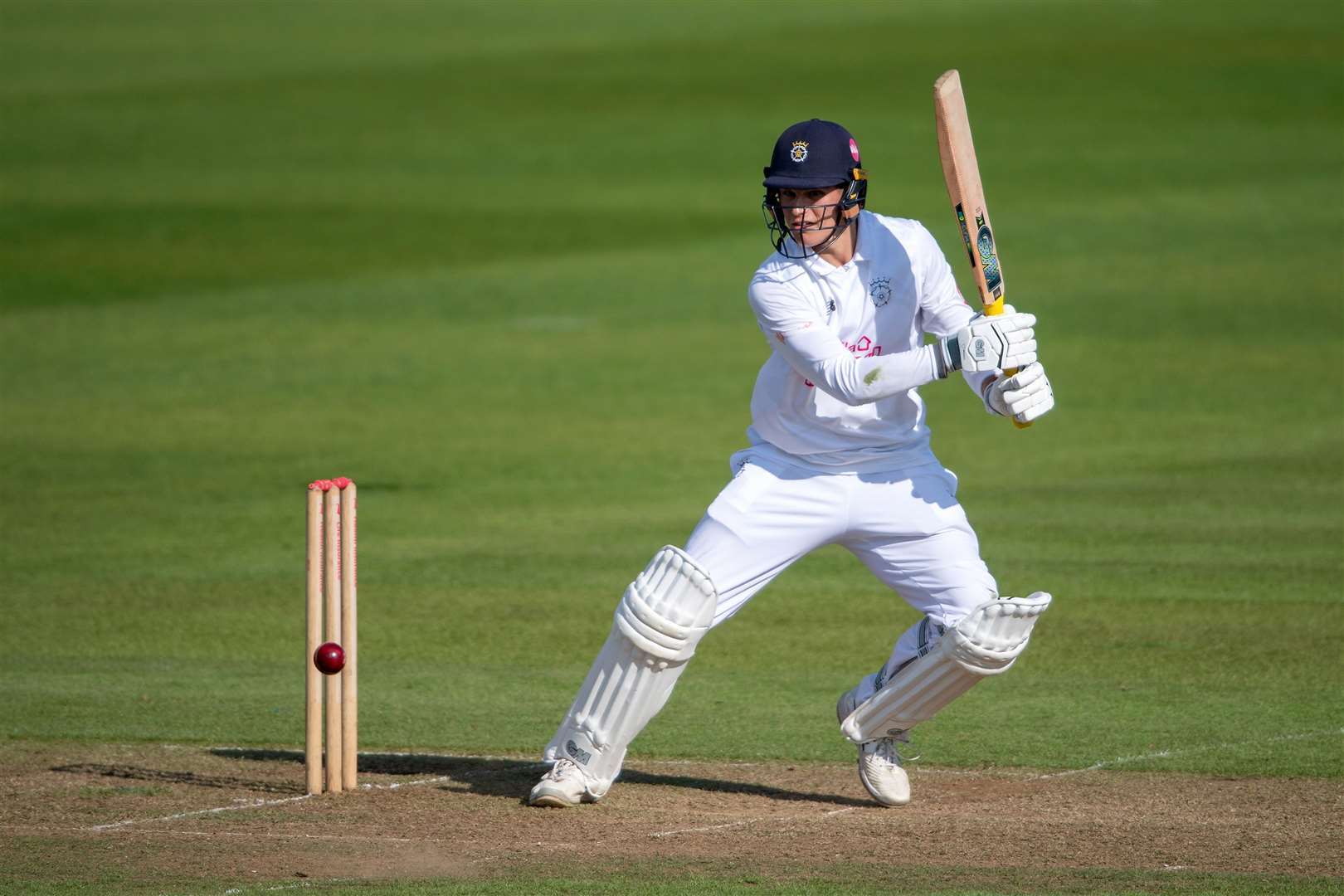 Toby Albert in action for Hampshire - Photo: Dave Vokes