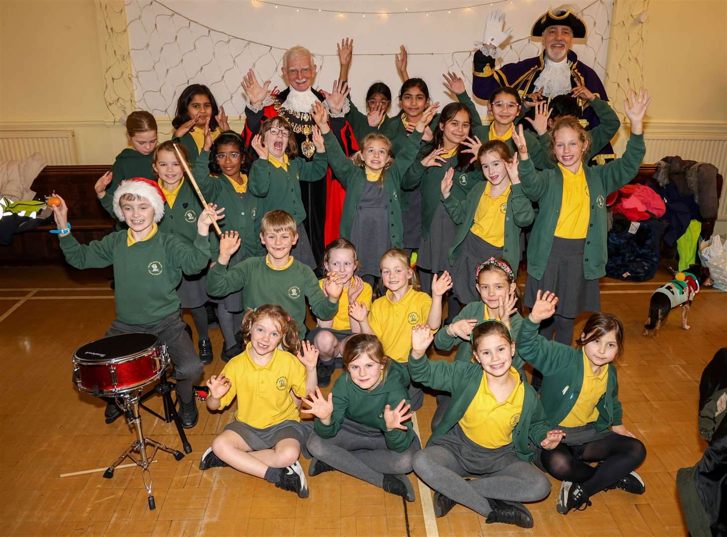 Pupils from St Nicolas School performed at the event