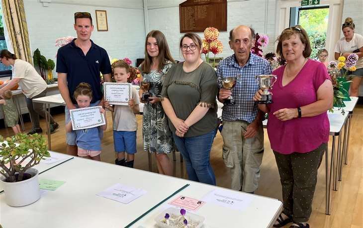 Some of the competition winners pictured at last year's show