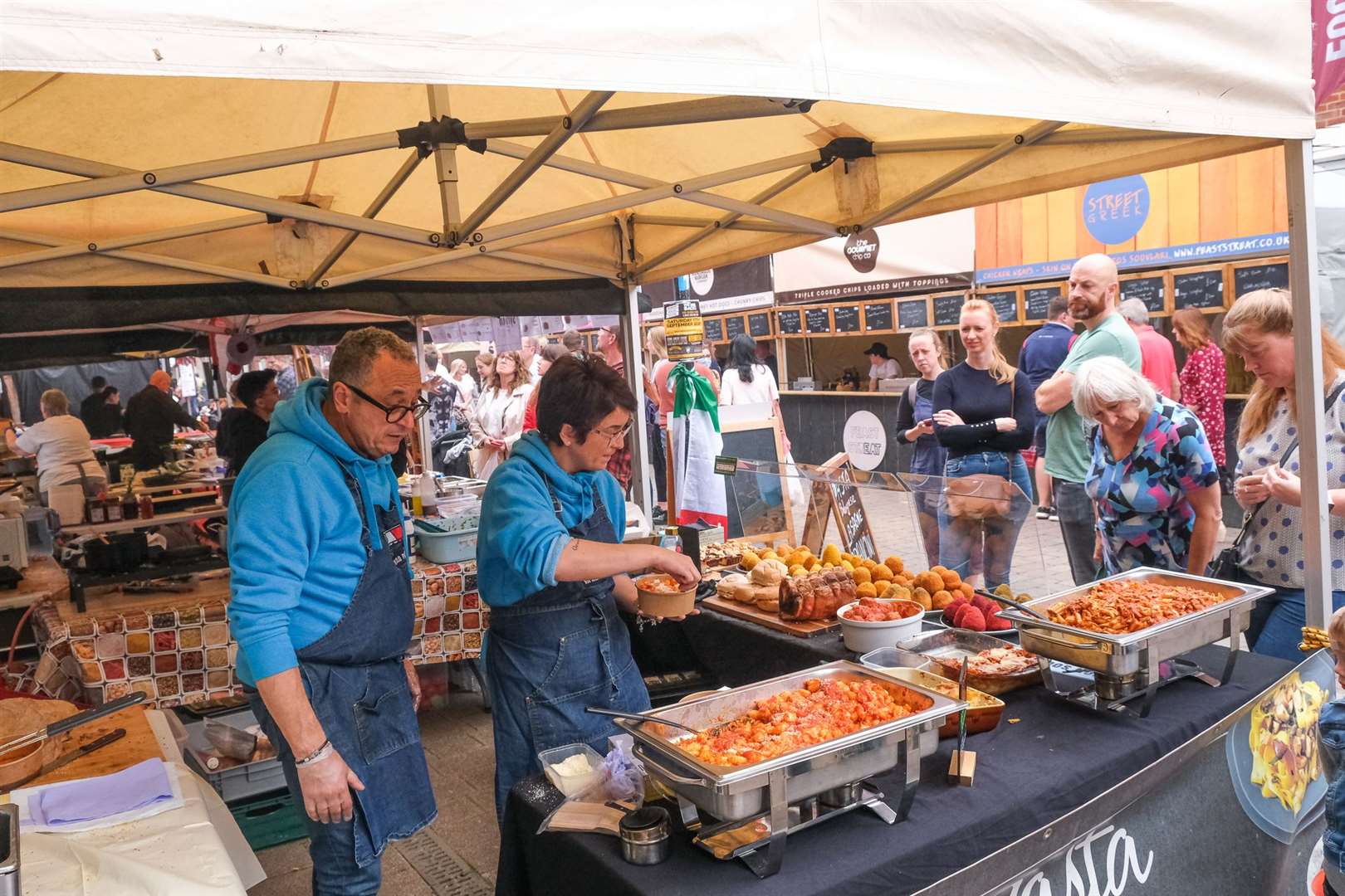 Stalls served up food and refreshment throughout the day-long event.