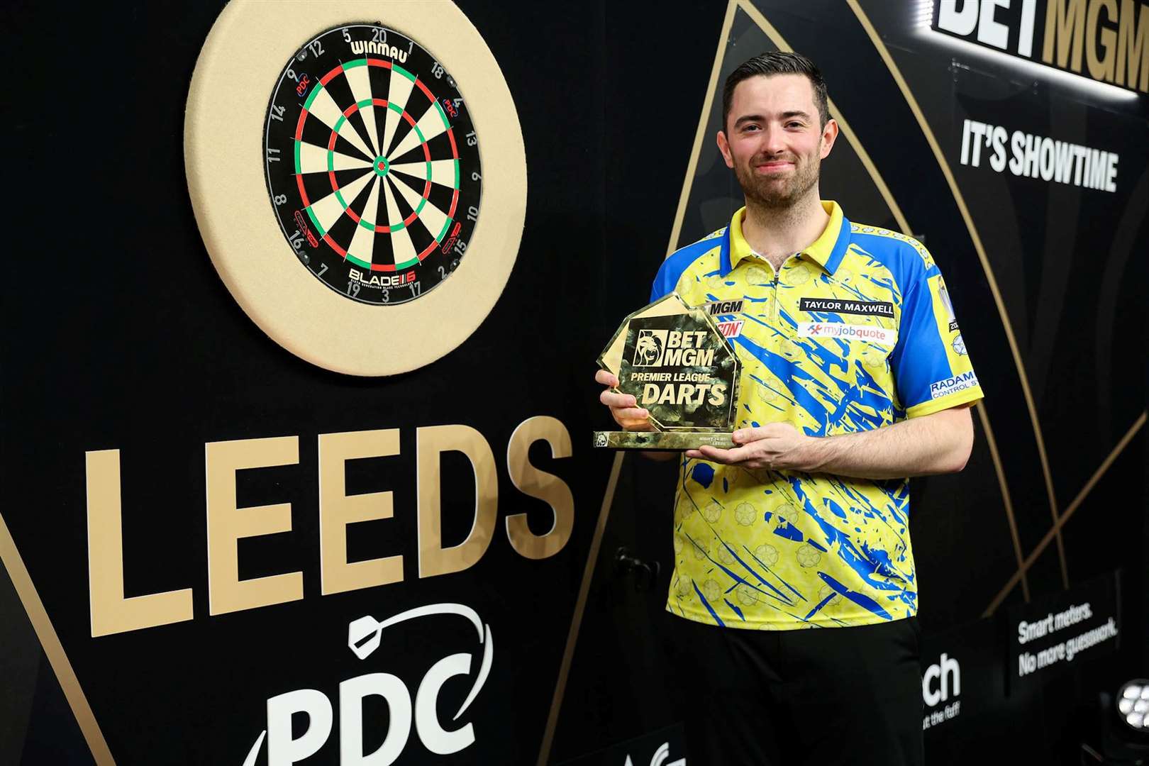 Luke Humphries won in Leeds - Photo: Kieran Cleeves/PDC