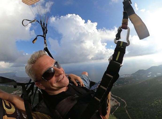 Stuart Frame enjoyed taking part in outdoor activities such as skydiving and skiing