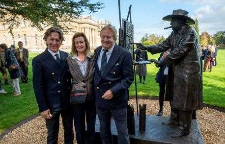 Paul Rafferty (sculptor), Lady Henrietta Spencer-Churchill and the Duke of Marlborough Photo credit: Pete Seaward.