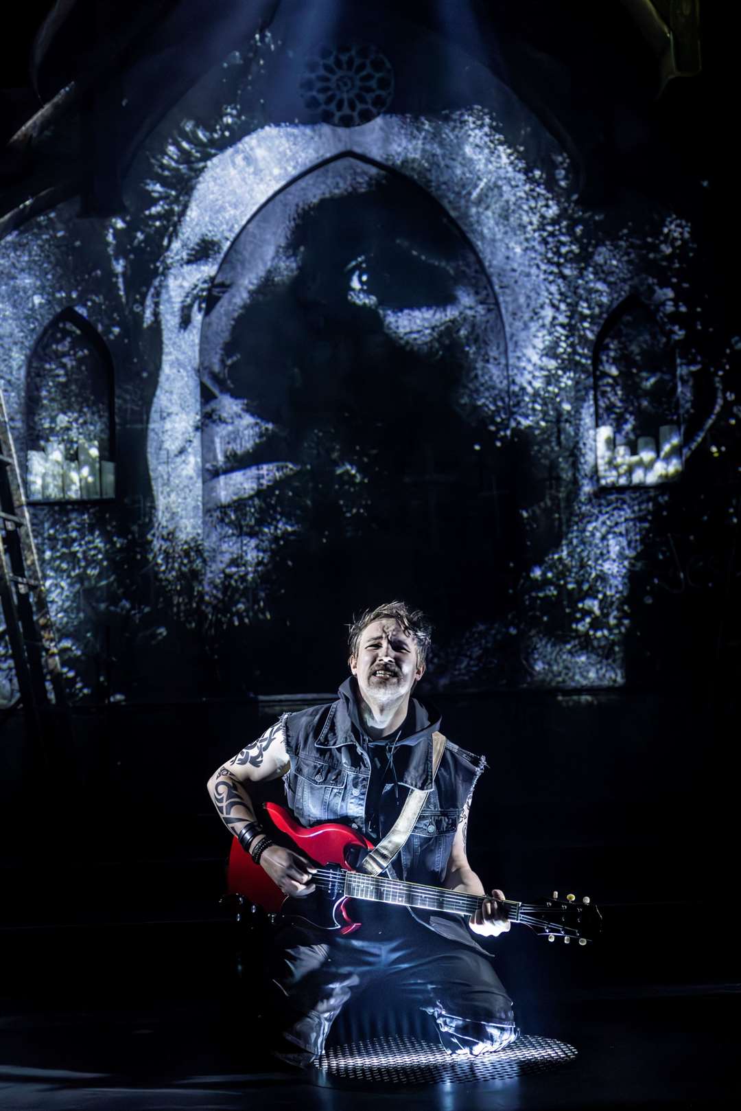 Max Alexander-Taylor as Judas. C) Pamela Raith Photography