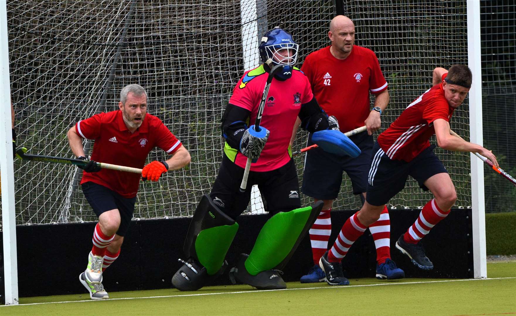 Defending a short corner