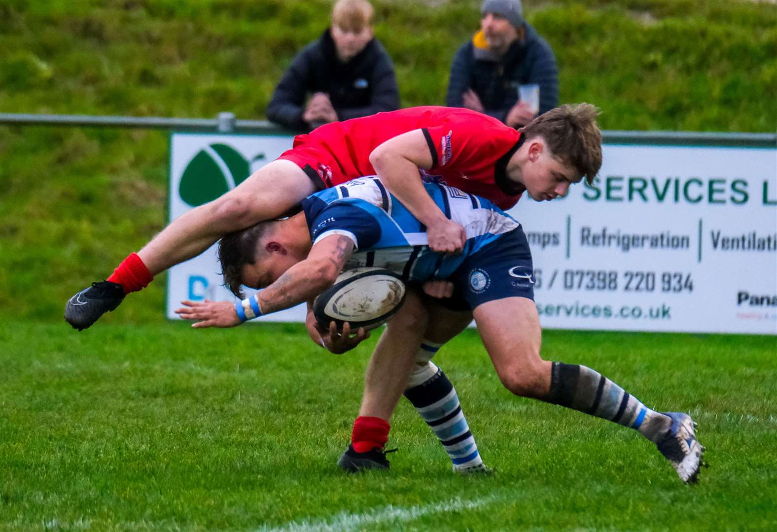 Blues were well-beaten by runaway league leaders Jersey. Pictures by Phil Cannings