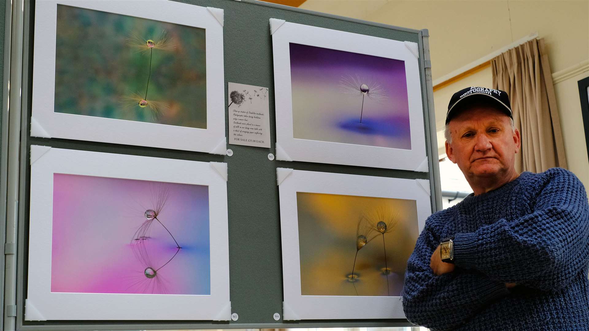 Mark O' Leary with his display. (52425254)