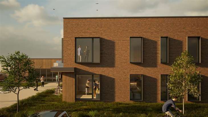 Artist's impressions of the proposed new Eastfield House Surgery scheme, credit: Osmond Tricks