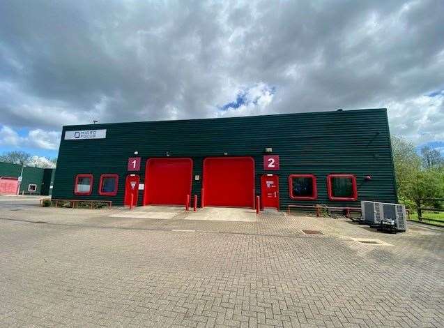 Industrial units at Riverpark, Ampere Road, Newbury