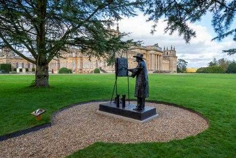 Blenheim Palace unveils new sculpture to commemorate 150th anniversary of Sir Winston Churchill’s birth Pete Seaward