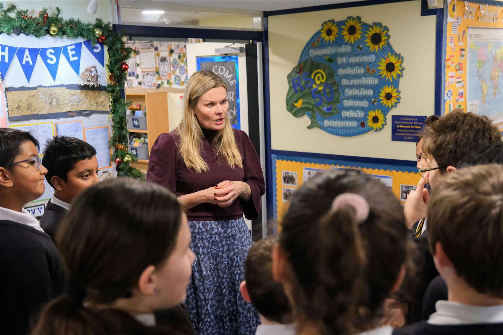 Laura Farris visits Robert Sandilands Primary School