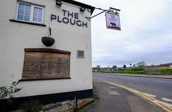The Plough Inn, located on the A4 in Thatcham, has been closed since 2017