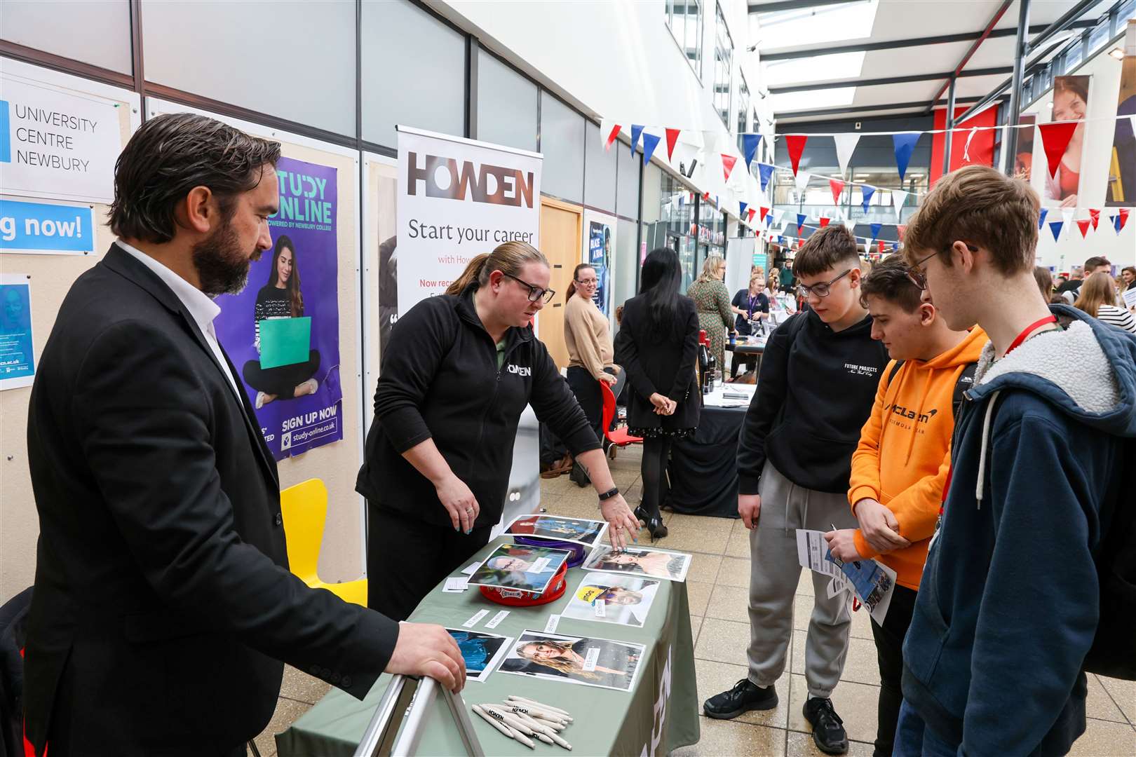 EBP Career, Howdens stall at Newbury College