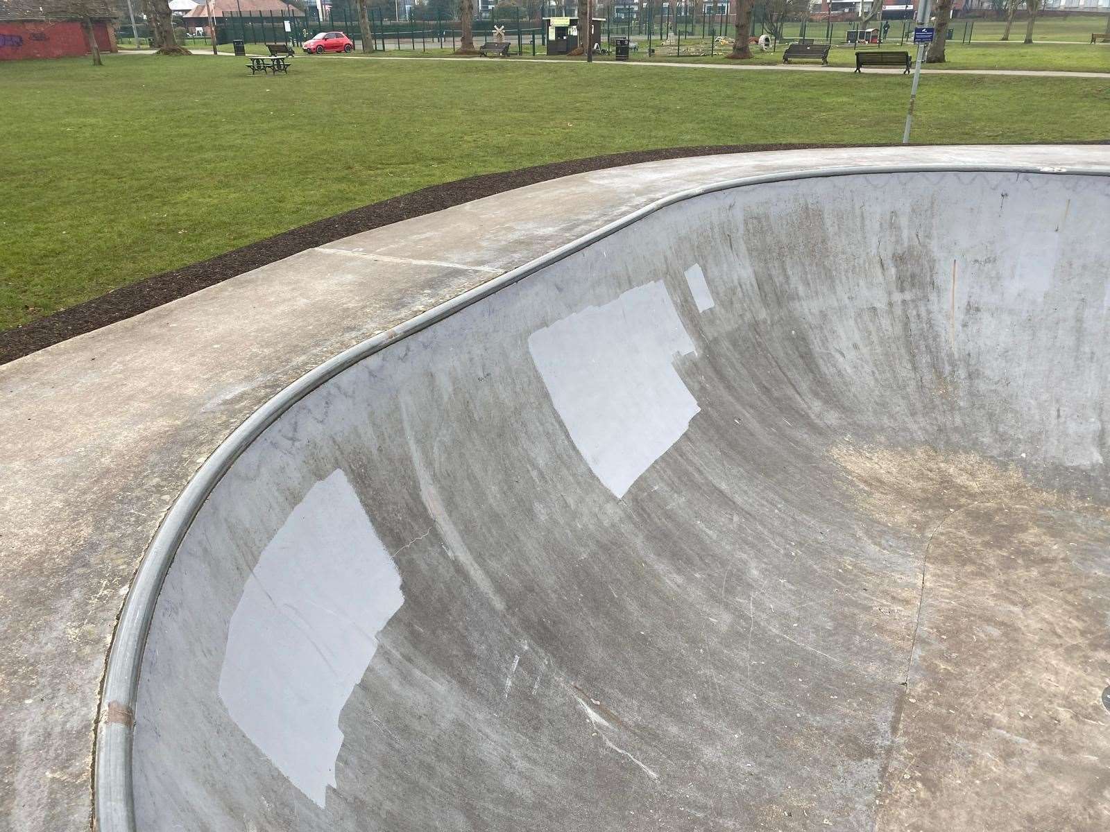“Why can’t we have good graffiti at the skatepark? I’m not a graffiti artist myself, but skateparks are where art should be in my opinion.”
