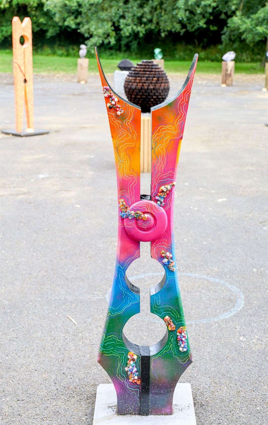 Altered States Sculpture Exhibition at Shaw House Jim Crockatt & Charlotte Crawford Glittering Hallucinations