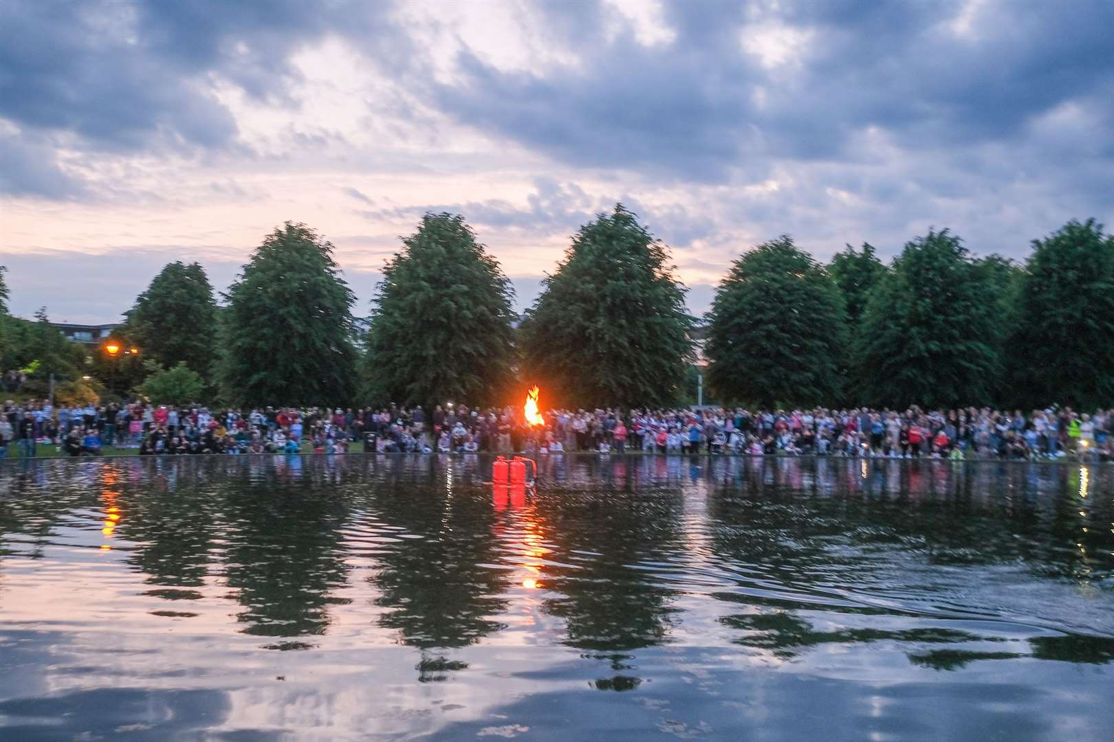 Queen's Platinum Jubilee celebrations beacon lighting at Victoria Park. (57079875)