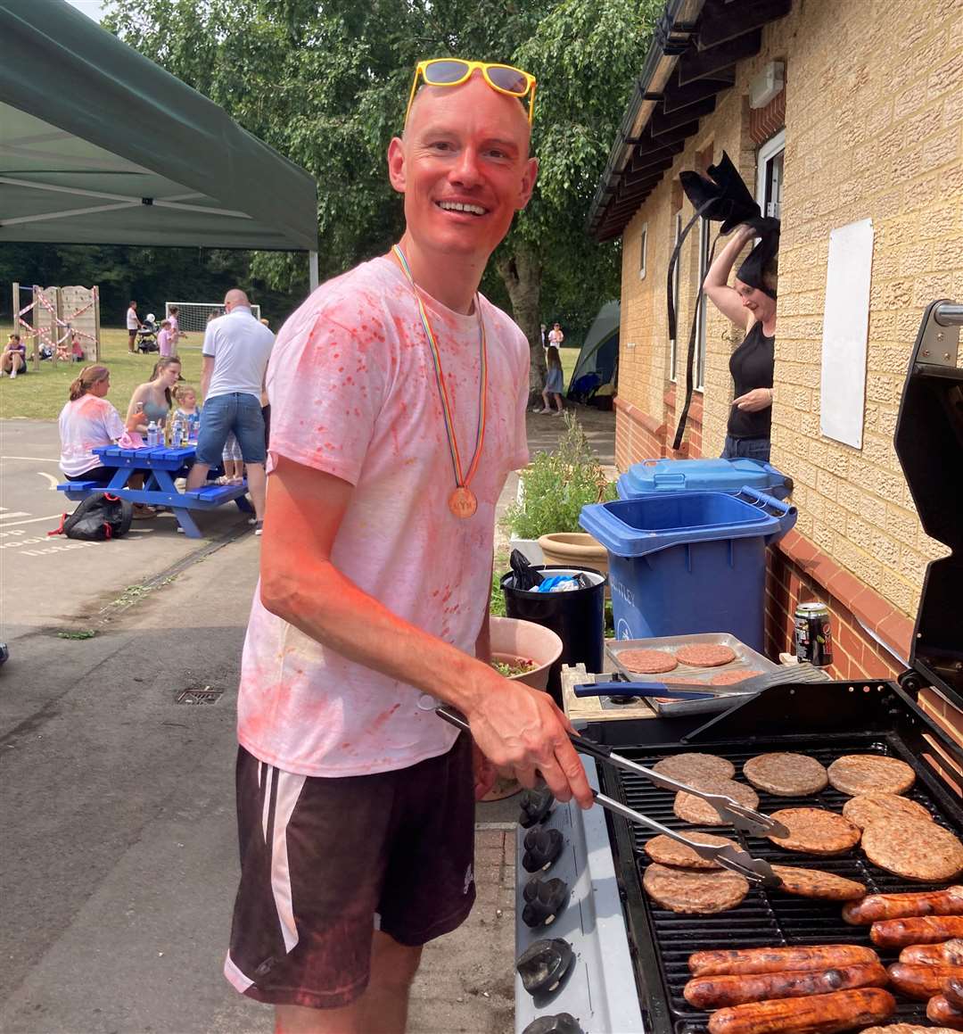 Manning the Barbeque
