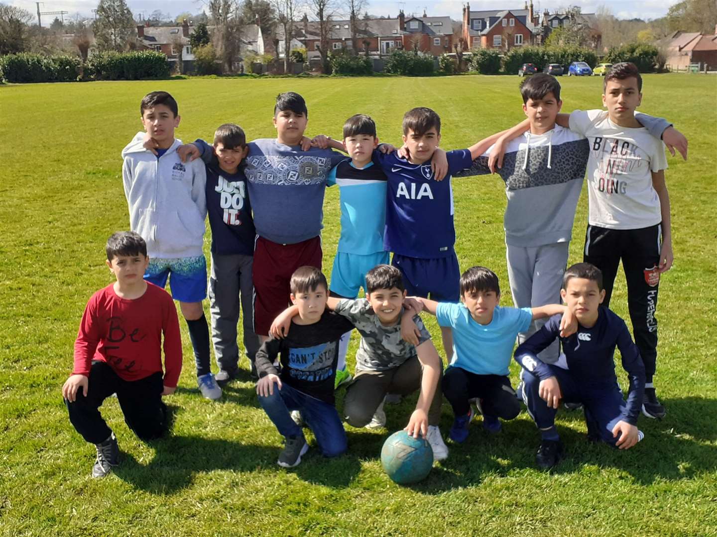 A young cohort of Afghan All-Stars supporters were present to cheer on their team