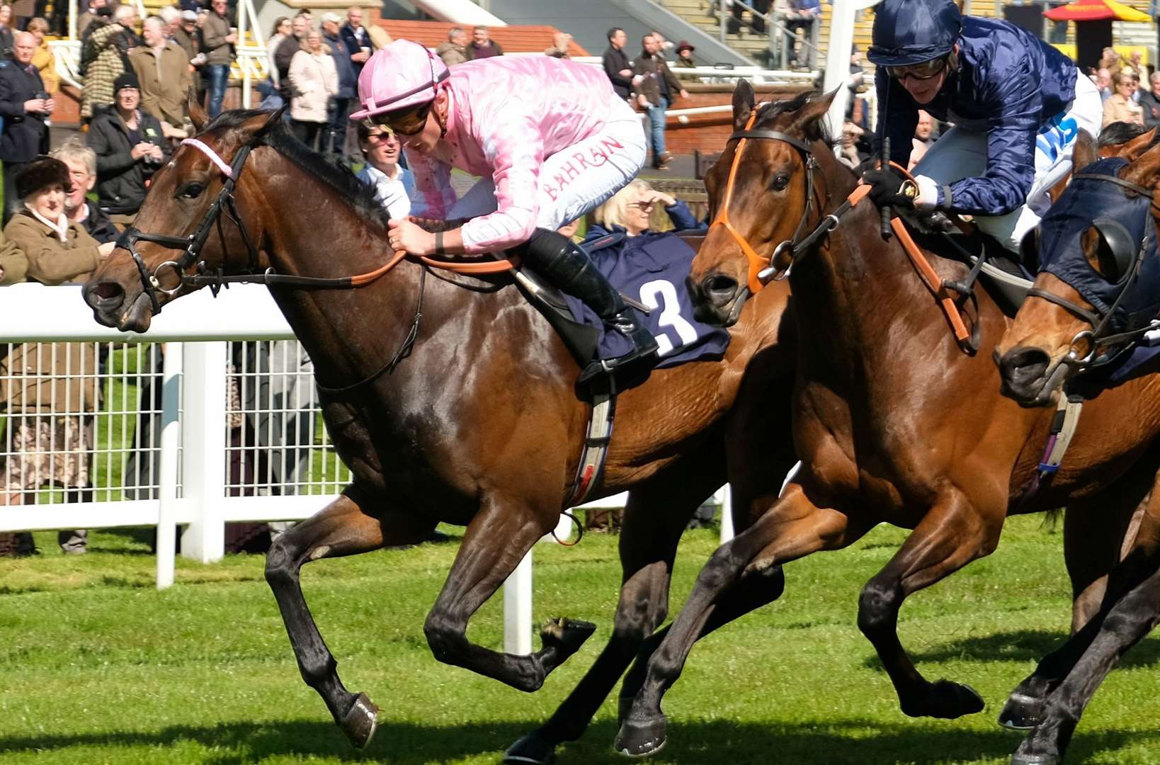 Tom Marquand steers Wiltshire to victory in the Dubai Duty Free Handicap