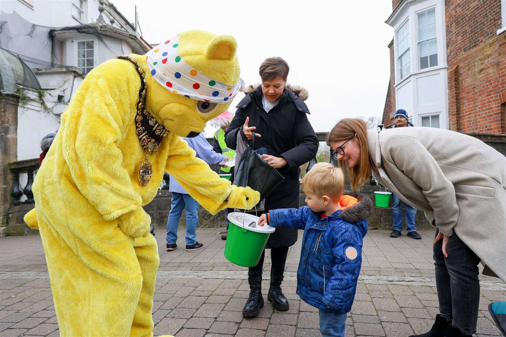 41 club collecting money on Bridge Street in aid of BBC Children in Need