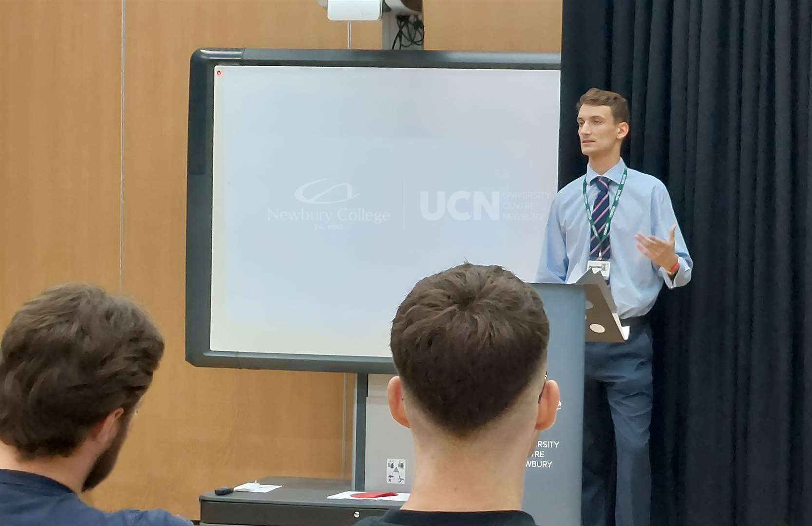 Entrepreneur, Harry Langhorne, shared his experience with pupils of overcoming the challenges of dyslexia to become a titan of trading in the financial markets