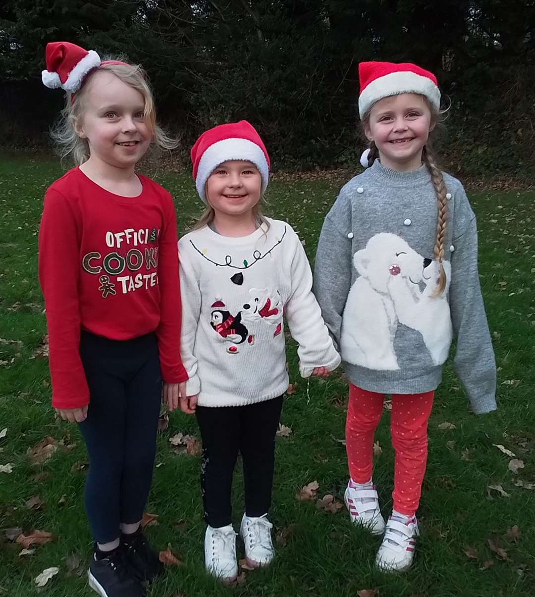 All pupils from Ecchinswell and Sydmonton Primary School took part in the Santa run and donated items to West Berks Foodbank