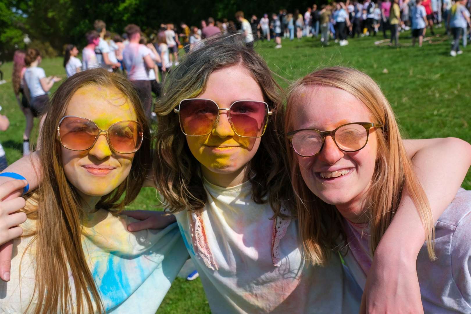 The Hurst School pupils take on colour run (56690474)