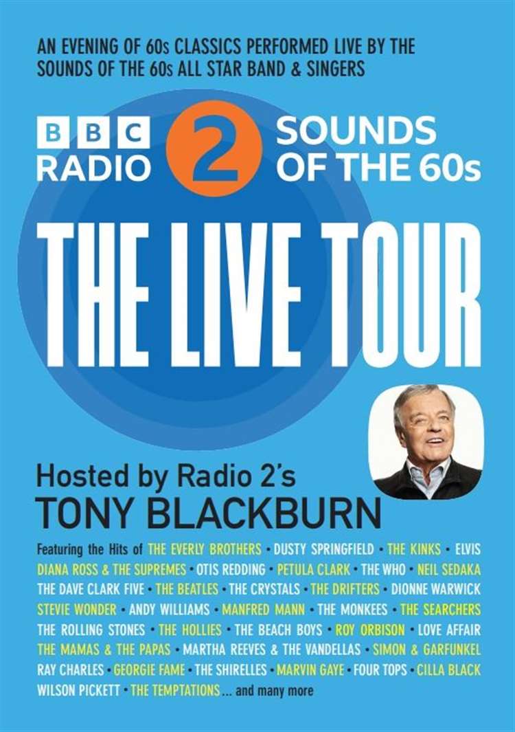 BBC Radio 2 Sounds of the 60s hits the road hosted by Tony Blackburn