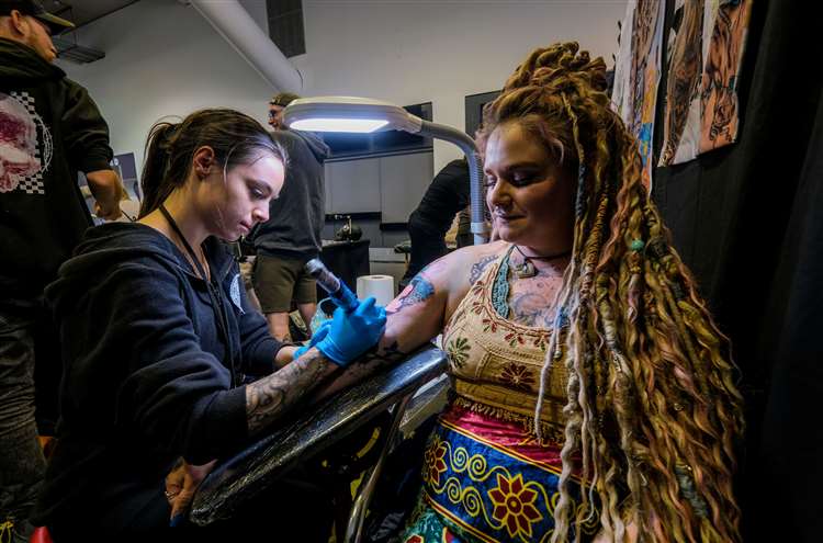 Acclaimed Tattoo Convention Receives High Praise as Artists and Enthusiasts Gather in Newbury 3 Tattoo convention - Lauren Brown