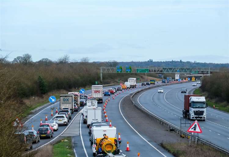 A34 closed this weekend for major road resurfacing