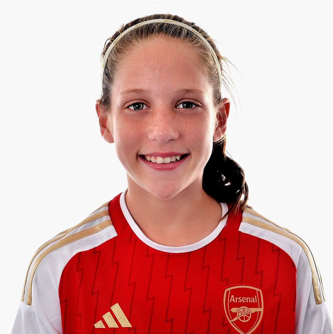 Isla's Arsenal Women Academy photos, picture: Sharyn Ladds
