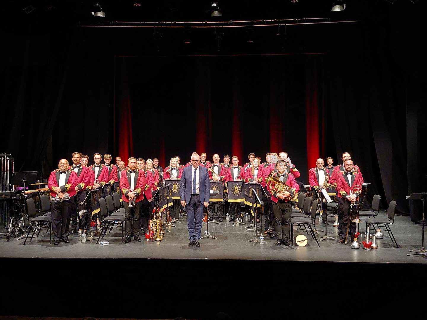 Tredegar Town Band, picture Fiona Bennet