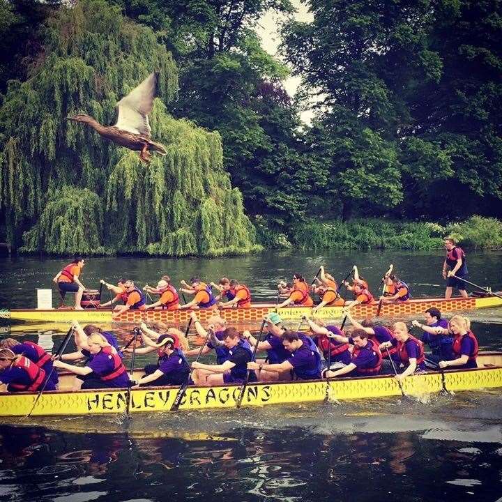Dragon boat racing