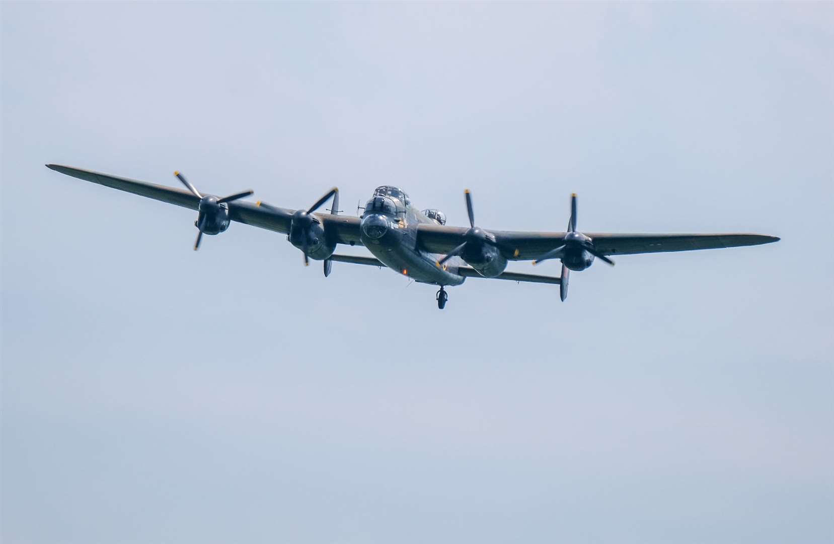 The Lancaster Bomber flyover was the show's finale