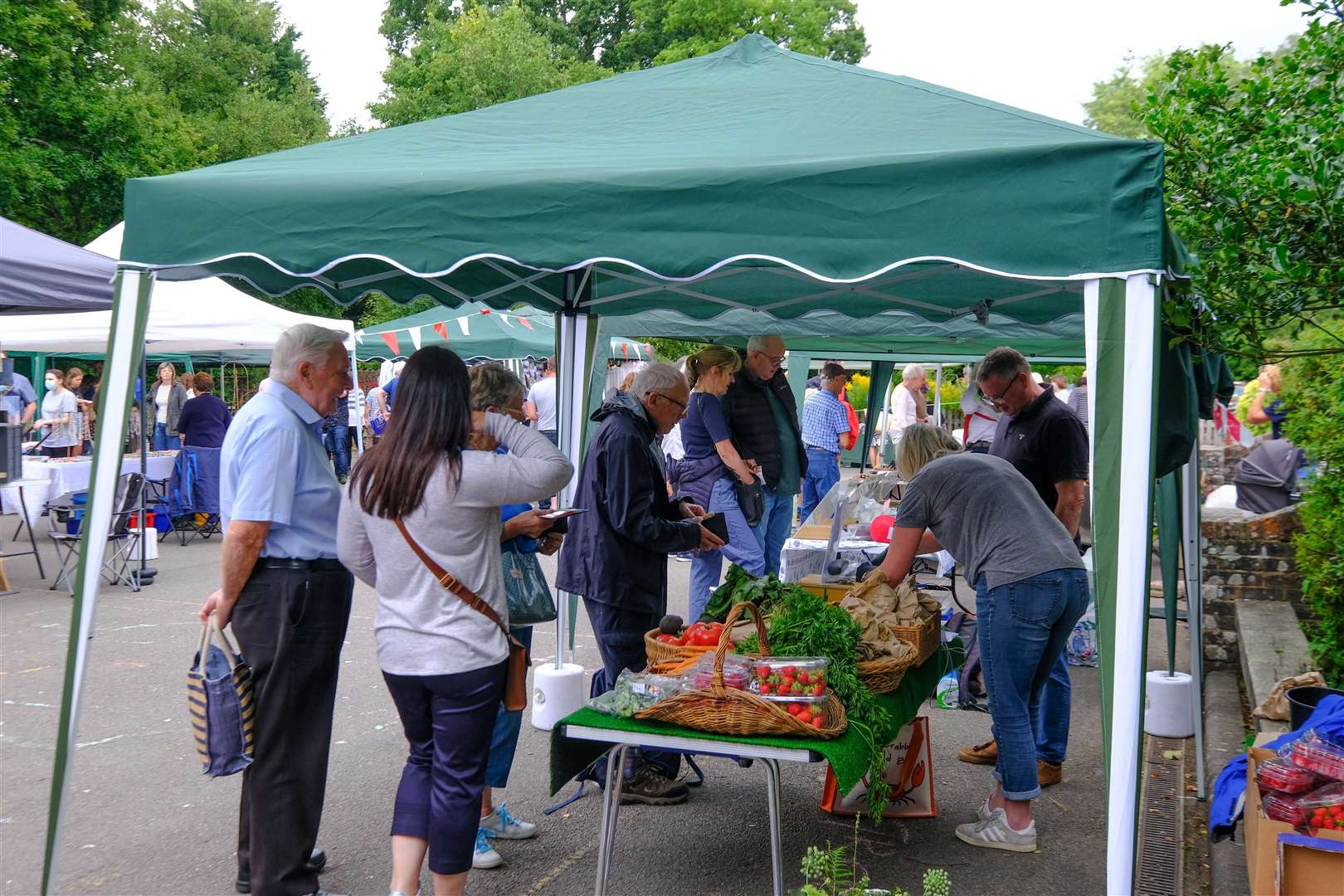 Woolton Hill village market