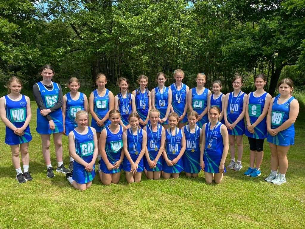 The two under 12 teams